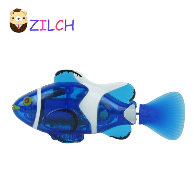 Waterproof Novelty infrared remote control fish charging simulation electric clown fish summer play water children toys