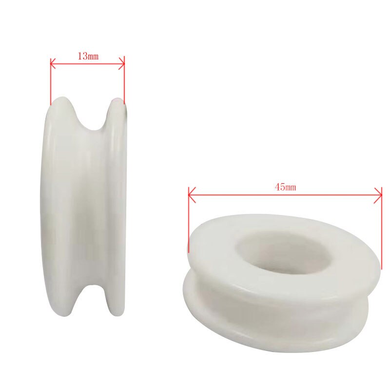 All ceramic guide wheel, ceramic guide wheel, ceramic guide wheel, alumina 99 ceramic wheel, wire guide wheel, pulley and pay of: Inner hole 6mm