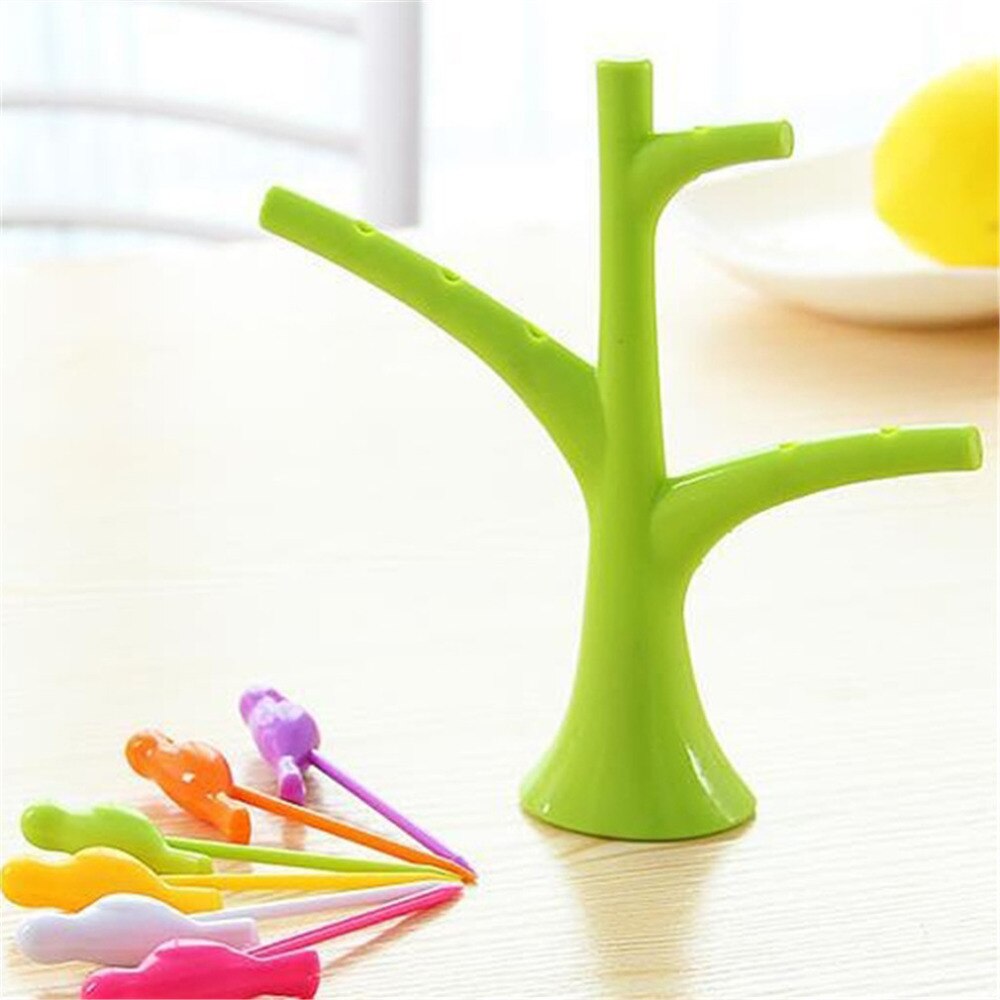 Boom Vogel Fruit Picks Servies Meerdere Gebruik Snack Cake Dessert Tandenstokers Bruiloft Verjaardag Decoraties Volwassen Kids