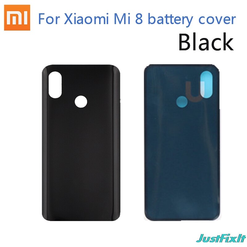 Originele Batterij Cover Voor Xiao Mi Mi 8 Back Glass Cover Back Door Vervanging Voor Mi 8 Batterij Cover Case, achter Behuizing Cover