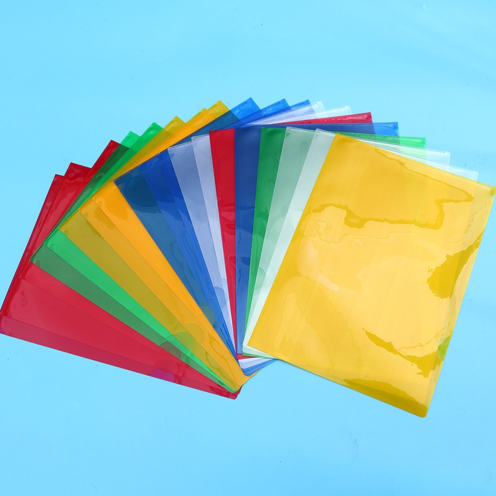 40 stuks plastic transparante l-vormige klembordklem hardboard papierhouder memo mappen bord voor thuis school kantoor (wit bl