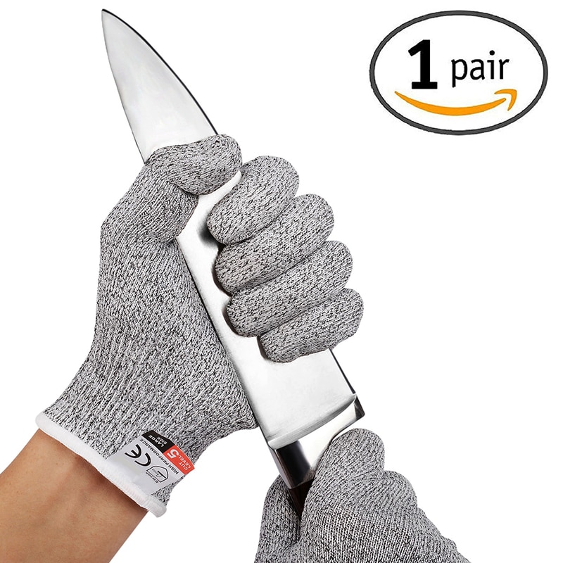 1 Paar Anti-Cut Handschoenen Keuken Butcher Snijbestendige Beschermende Wearable Anti-Glas Krassen Draad Anti-snijden Veiligheid Handschoenen