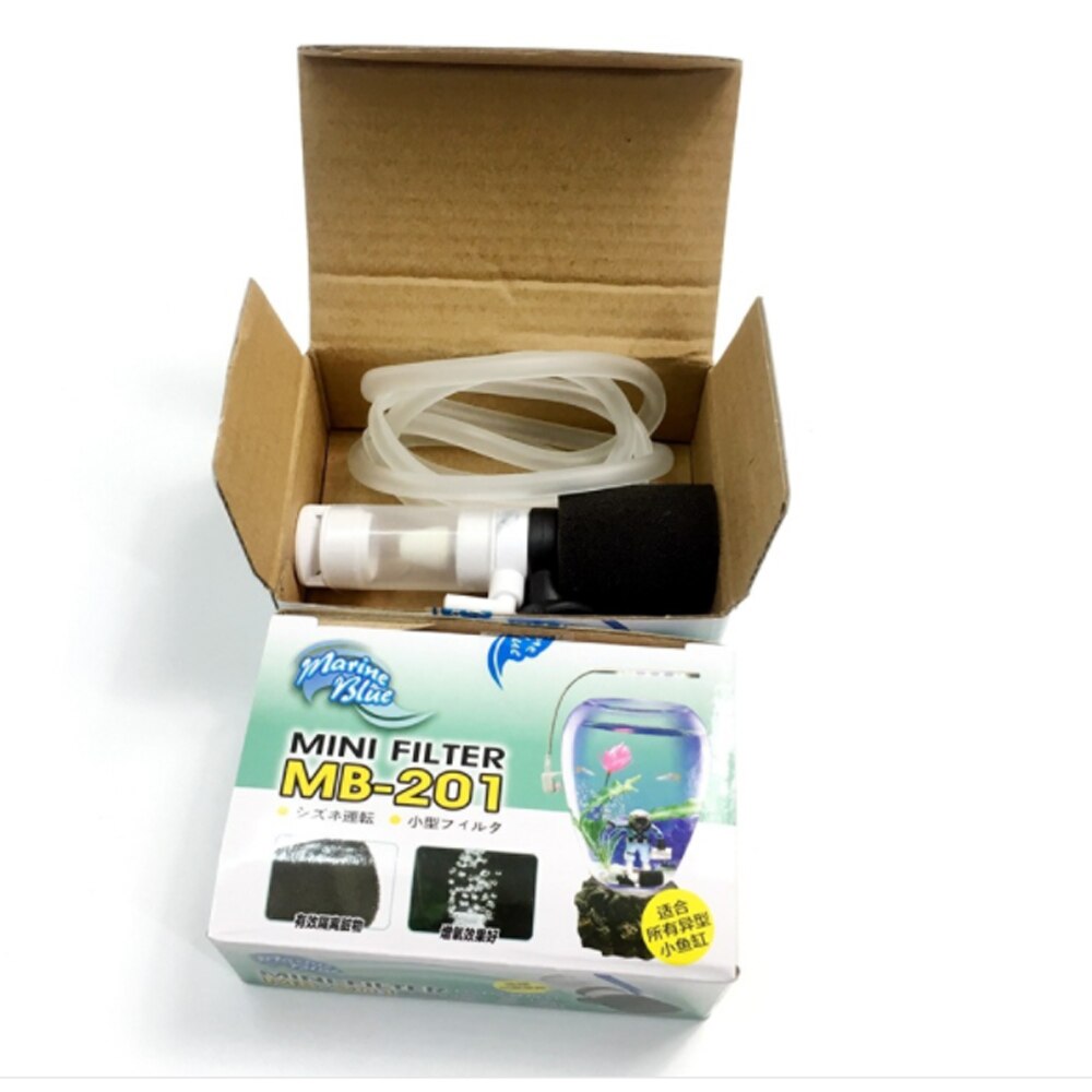 Mini aquariumfilter plastic ultra-stille filter klein aquariumfilter mini aquaria watervalfilter aquarium accessoires