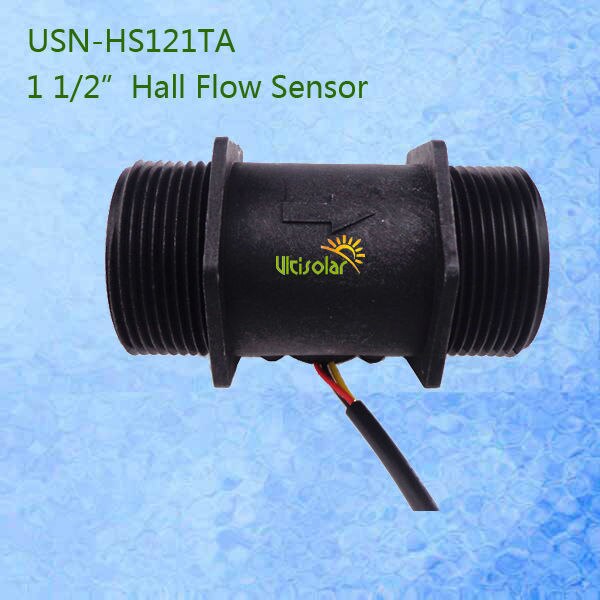 G1-1/2 DN40mm Hall Water Flow Sensor USN-HS121TA 5-200L/min Big Flow Meter Flowmeter