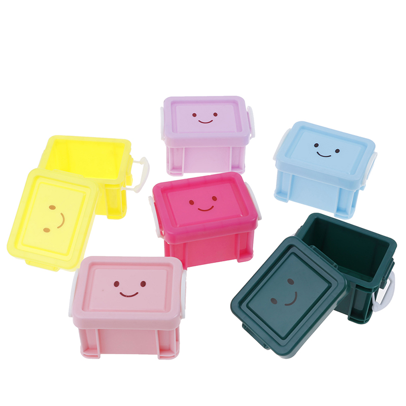 1:12 puppe haus Miniatur Jahrgang Kunststoff Koffer Mini Gepäck Kasten Klassische Spielzeug vorgeben Spielen Möbel Spielzeug Zubehör