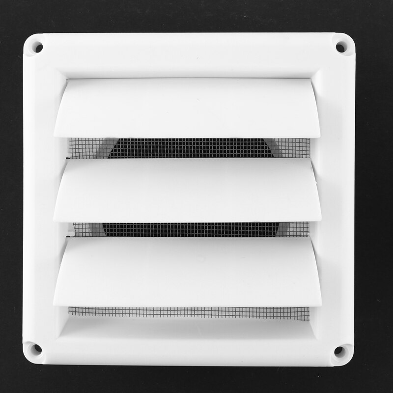 ! Dryer Vent Cover Air Vent Grille Cover Wall Duct Ventilation Grill Louvered Vent Cover ABS Louvre Air Vent Grille
