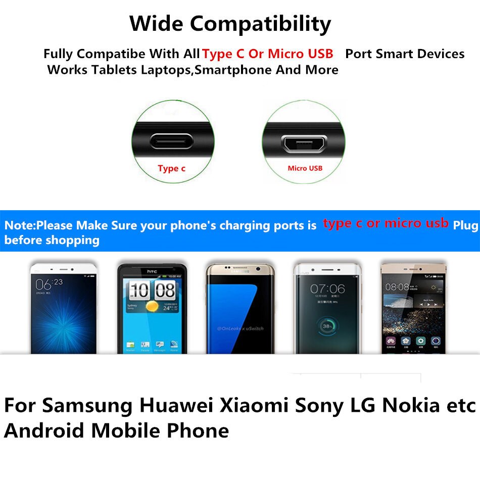 Type C Charge Cable Adaptive Fast Charging Adapter Charger for Samsung Galaxy S20 FE Fan Edition S10 Lite Note 10 Plus M51 A51