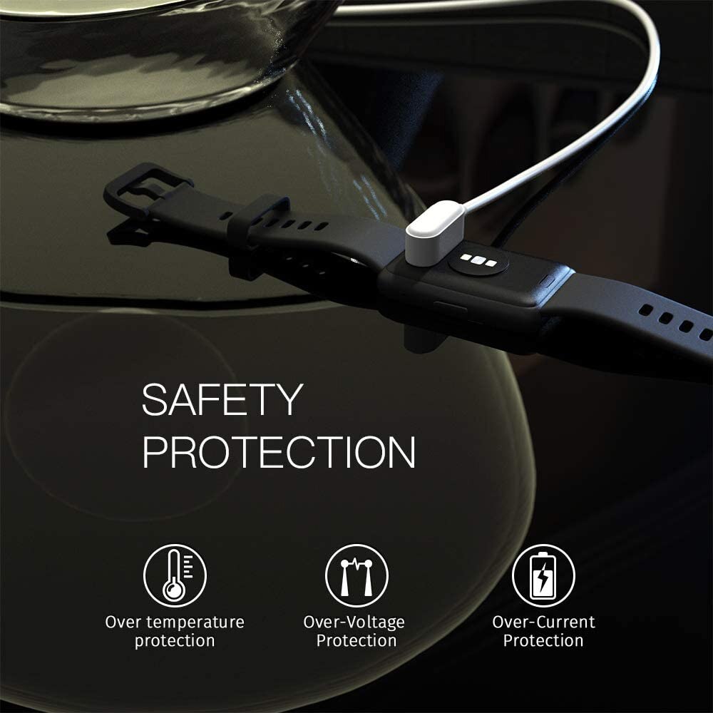 Oplader Voor Huawei Horloge Fit Vervanging Usb Laders Oplaadkabel 100Cm Accessoires Wit