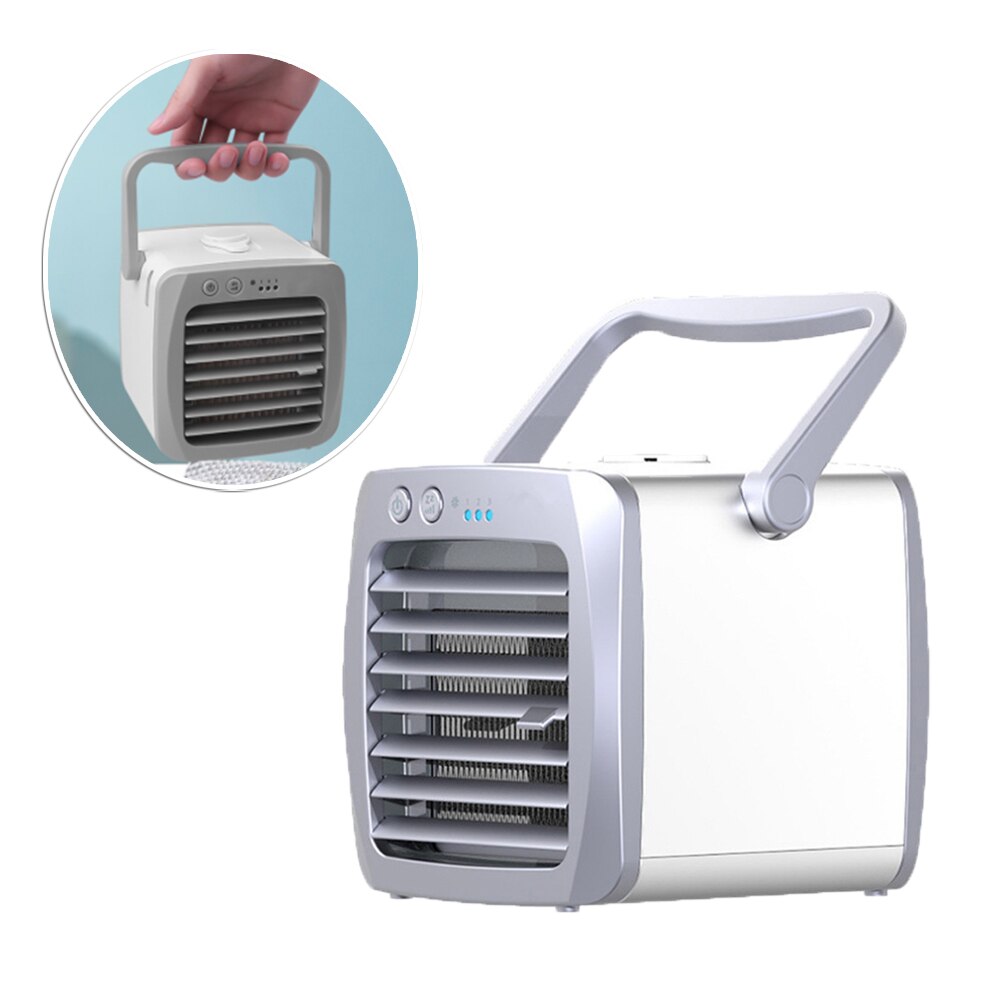 Draagbare luchtkoeler, mini persoonlijke airconditioner, 2 in 1