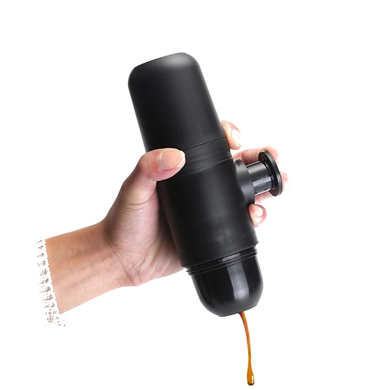Manual Portable Hand Pressure Espresso Machine Coffee Cup Travel Mini Hand-Press Espresso Handheld Manually Coffee Maker Utensil
