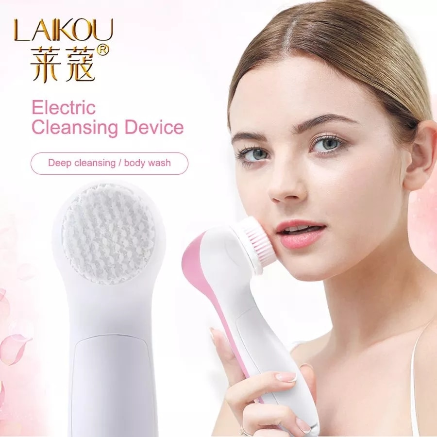 Laikou 5 In 1 Elektrische Gezichtsreiniger Gezicht Wassen Cleaning Mini Skin Pore Cleaner Beauty Body Massage Gezicht Wassen Borstel machine