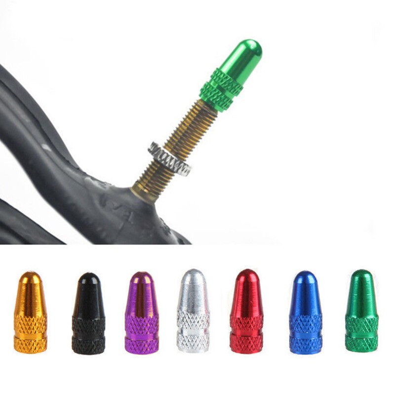 4 pièces Vélo Presta Bouchon de Valve Haute Pression Spike Valve De Pneu Poussière Accessoires De Couverture