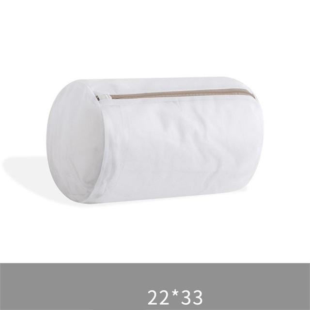 Fine Mesh Laundry Bag Zipper Mesh Wash Bags Washing Machine Bag For Underwear Bra Socks Dirty Clothes Organizer Laundry Basket: 22x33cm