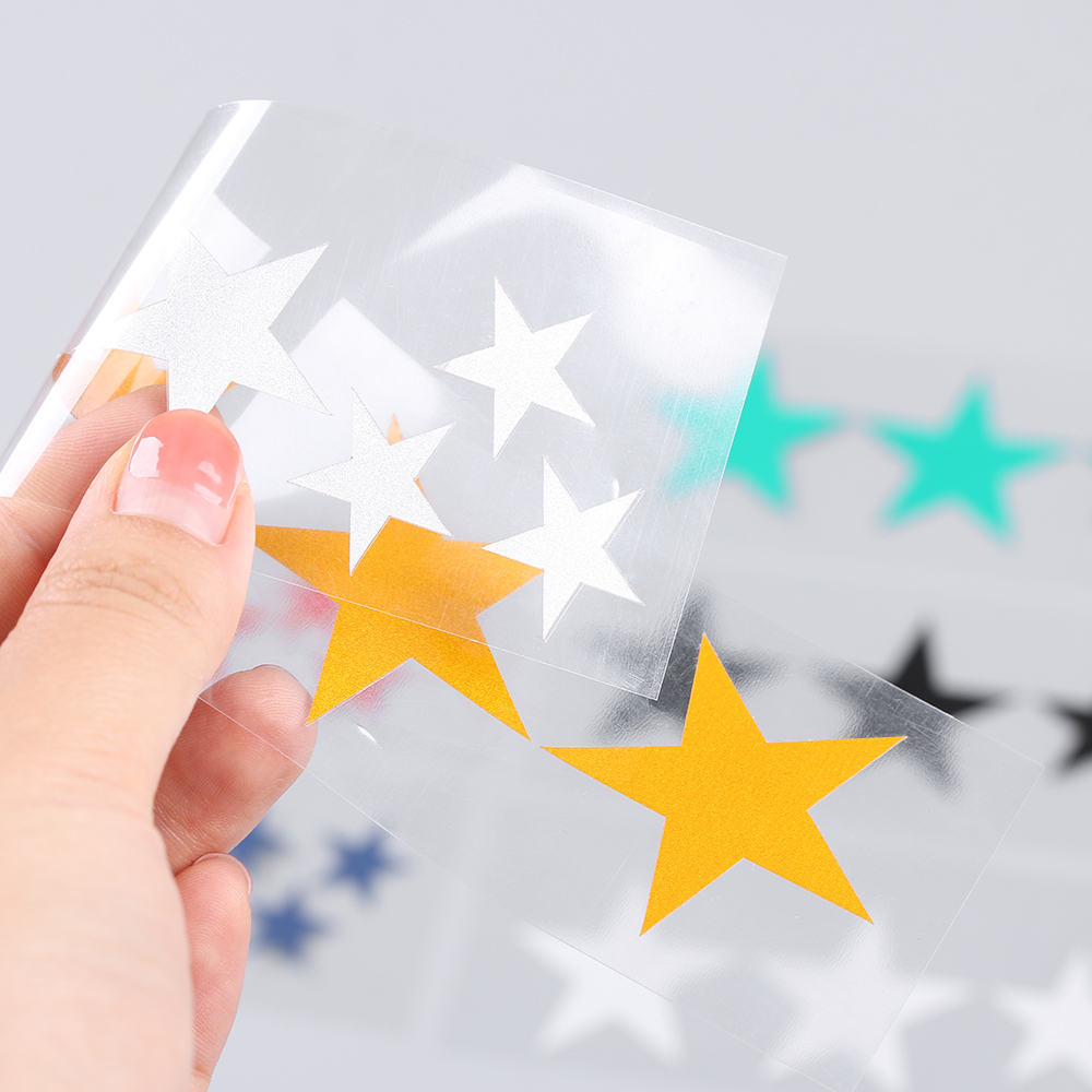 2 Sheets Mountain Bike Reflective Stickers Frame Wheel Rim Sticker Fluorescent Stars MTB Bicycle Reflector Decal Accessories