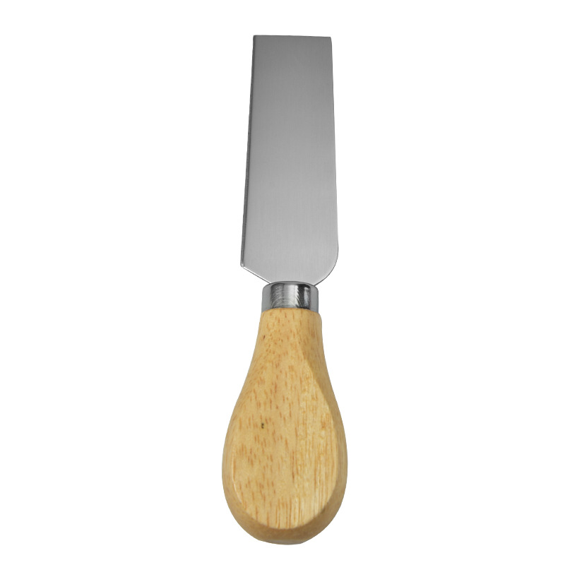 Stahl Edelstahl Käse messer mit Bambus Holzgriff Küche Backwerk zeug Slicer Cutter 1 Stück Bambus Küche: Dark Khaki