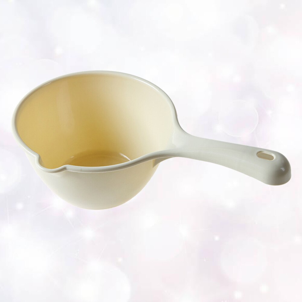 1Pc Plastic Water Ladle Bathing Bailer Water Dipper Spoon for Home Restaurant Kitchen Blue