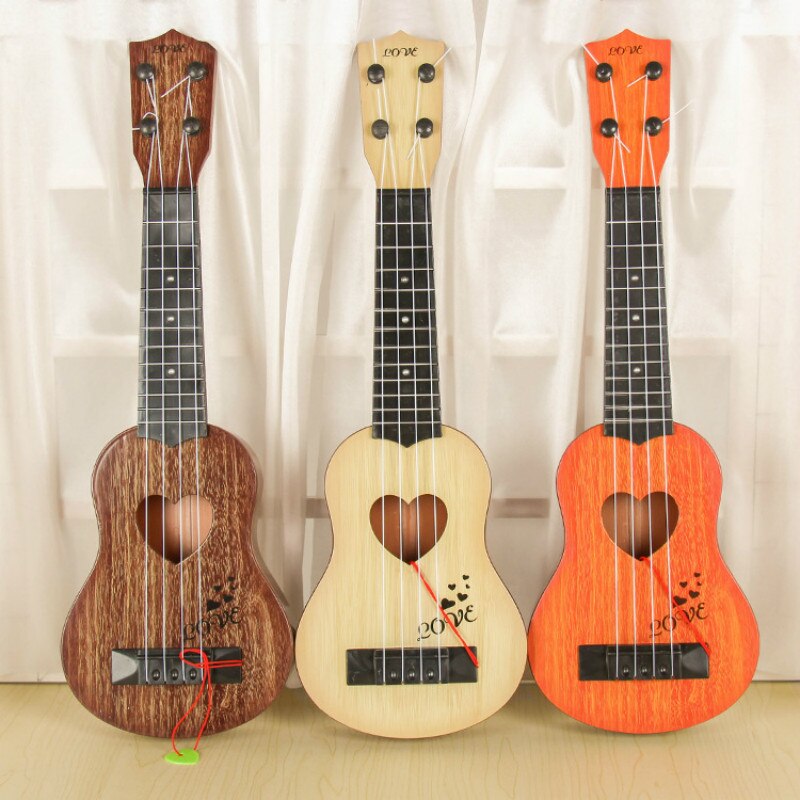 ABLD-Instrumento de guitarra clásica para niños instrumento de simulación de guitarra pequeña, instrumento para guardería