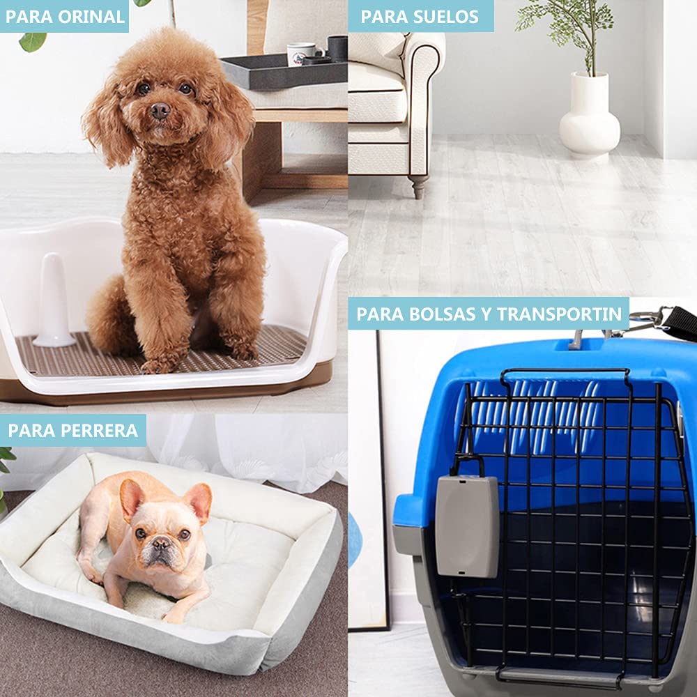 Empapadores Desechables Impermeable para Perros Gatos Animales Mascotas M 60 cm X 60 cm,L 90 cm X 60 cm