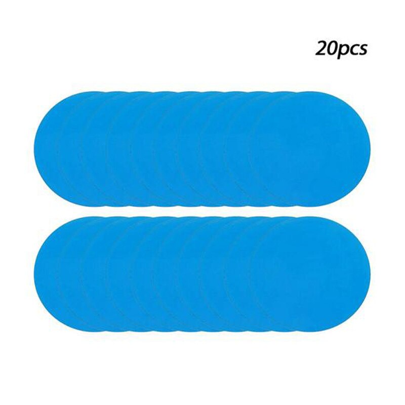 Round Self Adhesive PVC Vinyl Repair Patch Pool Liner Patch Rubber Boat Repair For Inflatable Boat Stickers Swimming Pool Tools