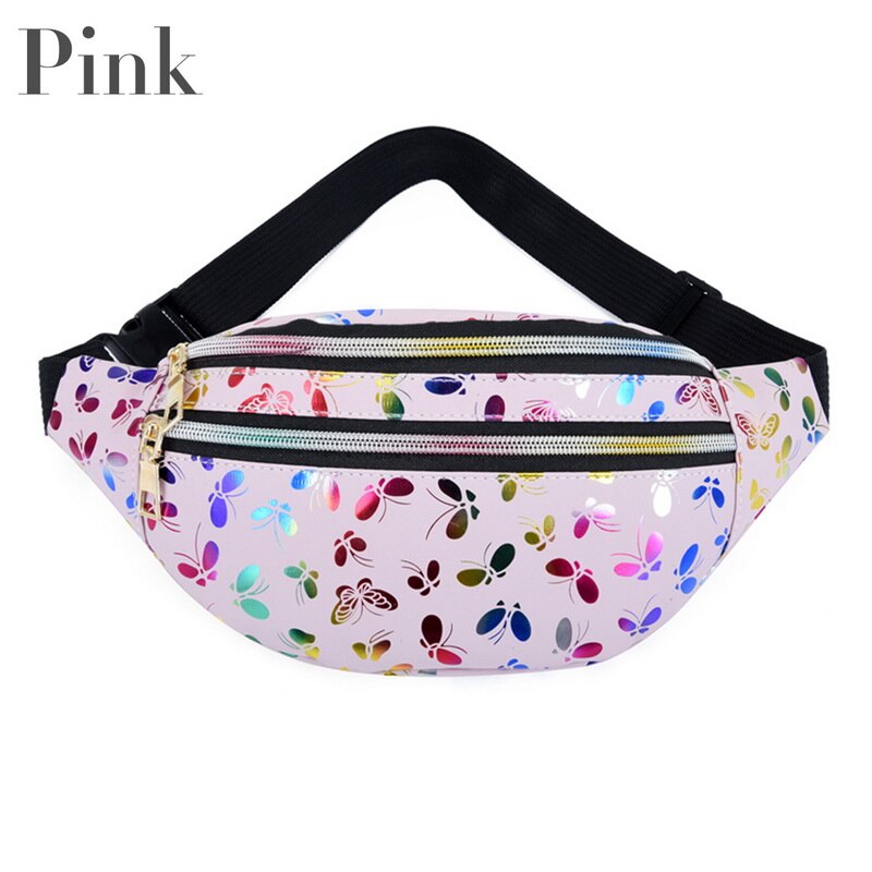 Waist Bag Female Belt Brand Waterproof Chest Handbag Unisex Fanny Pack Ladies Waist Pack Belly Bags Purse Belt Bag: Style2-pink