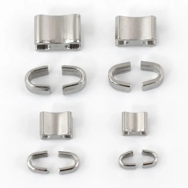 20/50 zestawów w kształcie litery U, metalowy zamek błyskawiczny, antypoślizgowe zamki błyskawiczne robić szycia zapinane zapinane na zamek błyskawiczne akcesoria: 8 # / Antyczne srebro / Option5