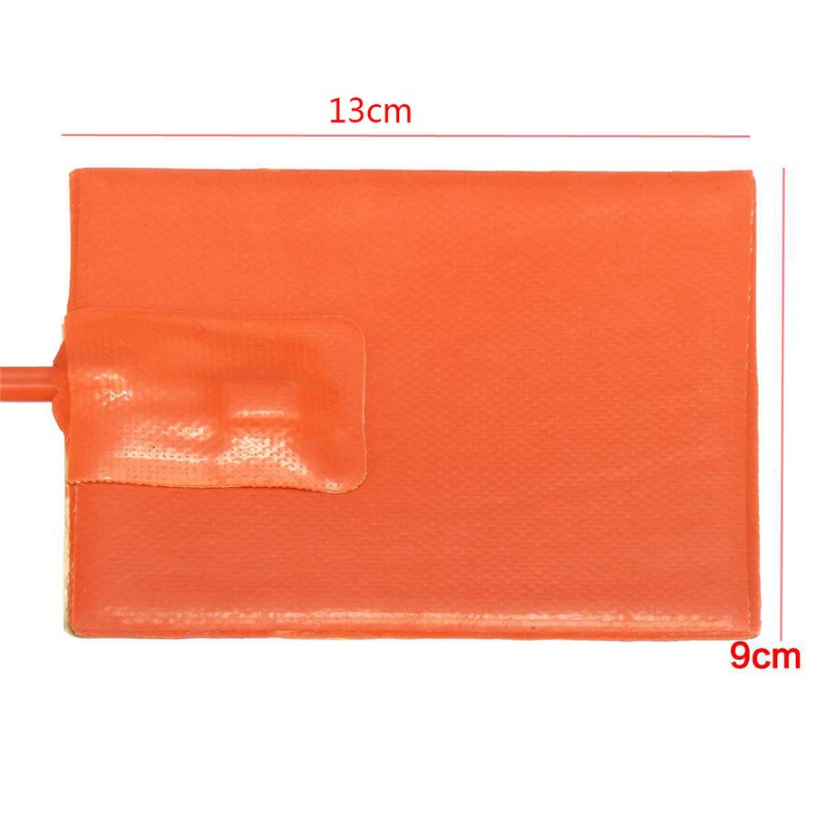 120W Silicone Heater Pad Engine Block Hydraulic Tank Heating Plate Oil Pan Sump Tank Oil Heater Pad /Mat With Plug