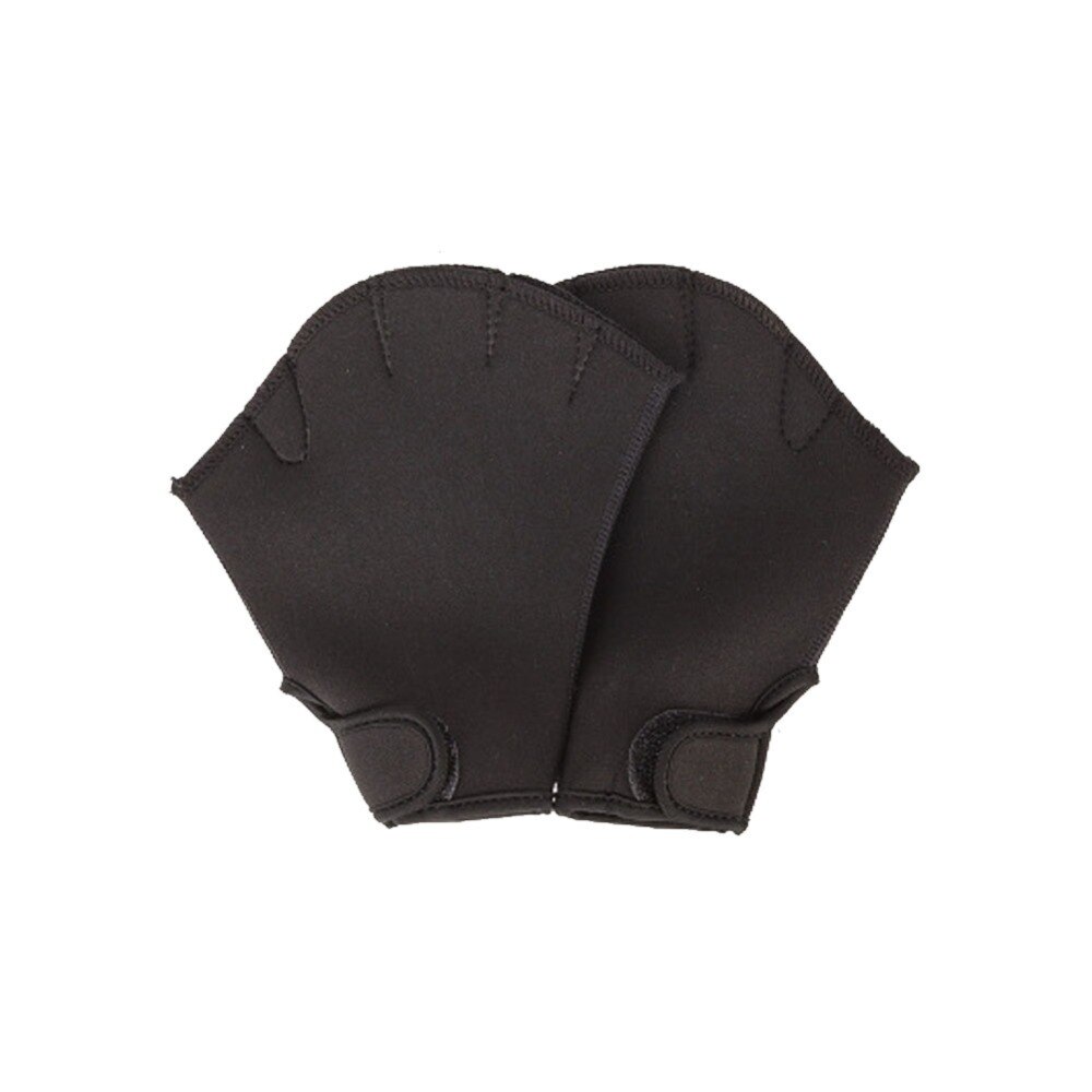 Deportes de natación guantes de remo mano de malla natación entrenamiento buceo guantes sin dedos guantes acuáticos surf agua natación guantes