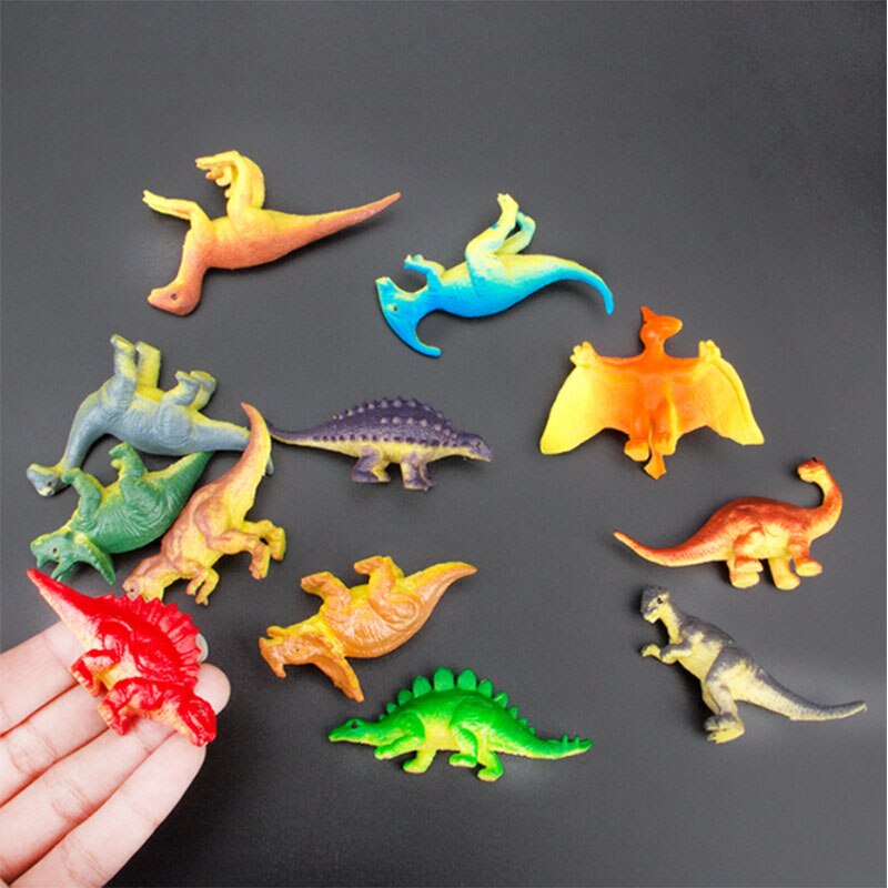 Simulation Insect Animal Model Kids Toys Marine Life Farm Animals Children's Early Education Toy 12PCS Per Model Brain Gme: 11