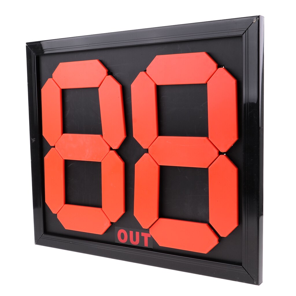 Practical football substitution card board for competition practice