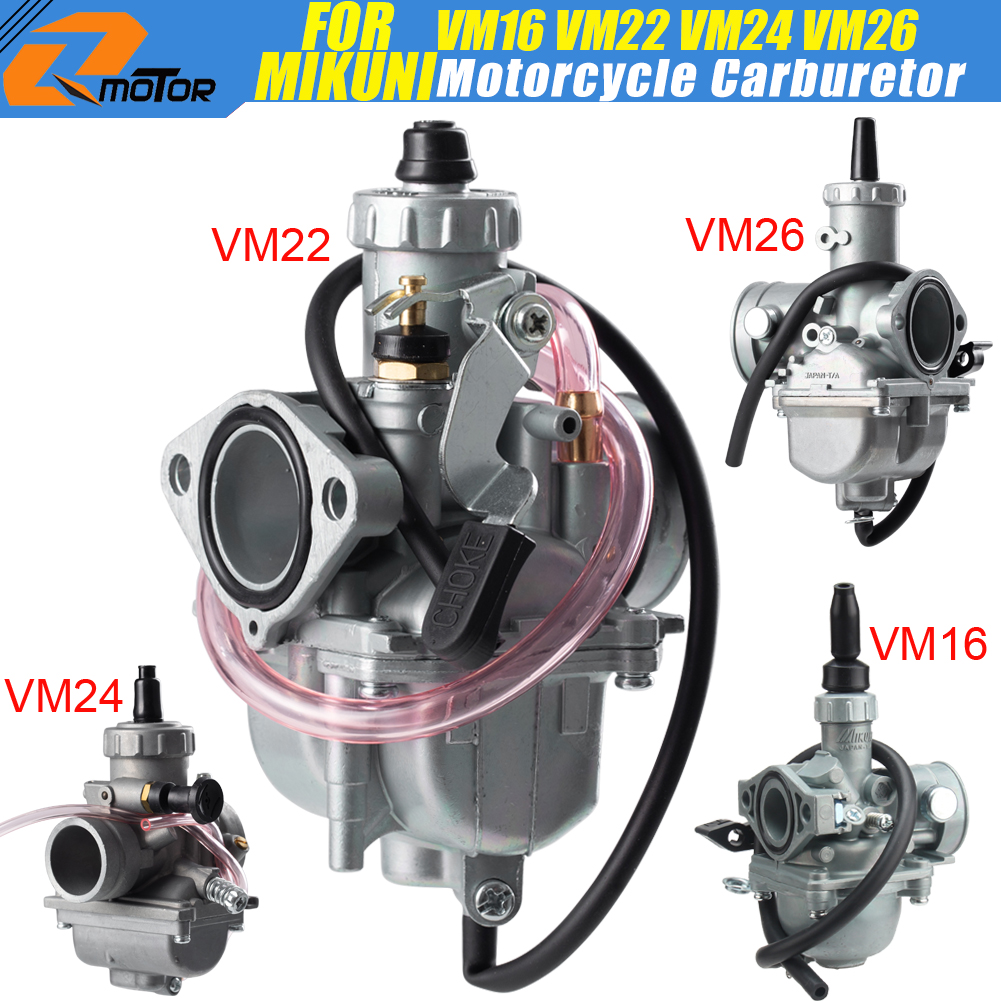 Carburador de motocicleta de 19mm, 26mm, 28mm, 30mm, Mikuni VM16, VM22, VM24, VM26, para 110, 125, 150, 160, 200, 250cc, Dirt Bike, ATV Racing