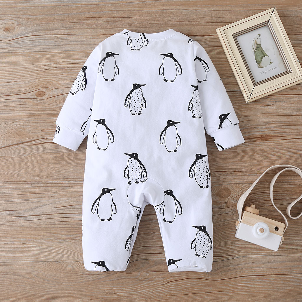3 Maanden Baby Boy Kleding Cartoon Romper Lange Mouw O-hals Mode Katoen Herfst