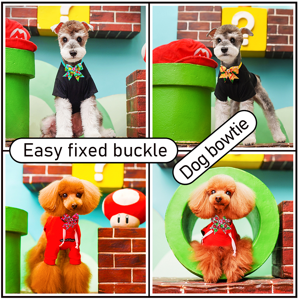 50/100 pièces petits chiens accessoires été chien noeud papillon chien arcs petit chien cheveux accessoires chien cravates chiens toilettage pour petits chiens