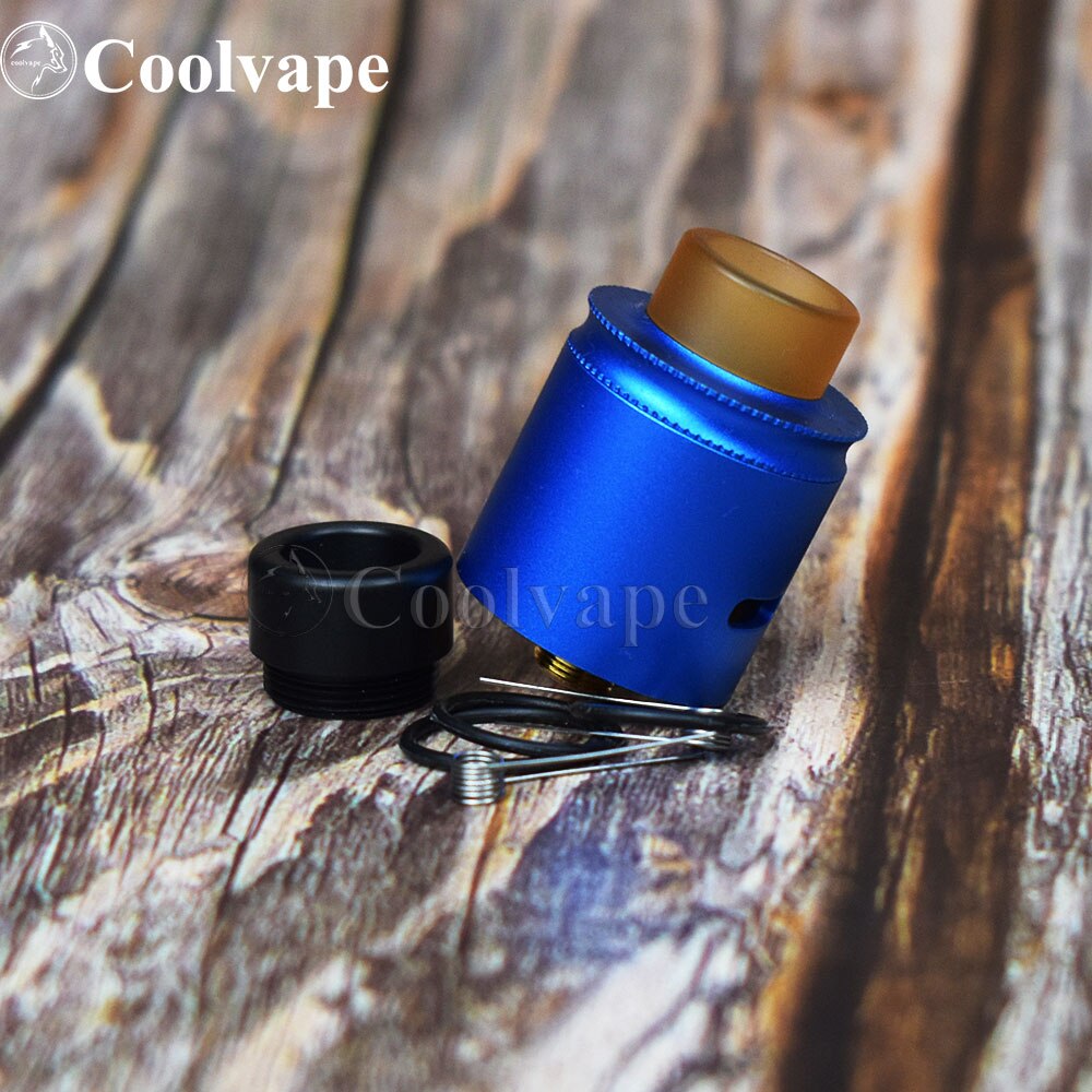 coolvape Apocalypse RDA 24mm Adjustable with pin BF Vaporizer Adjustable Airflow Control Rebuilding tank vs goon v1.5 rda: blue