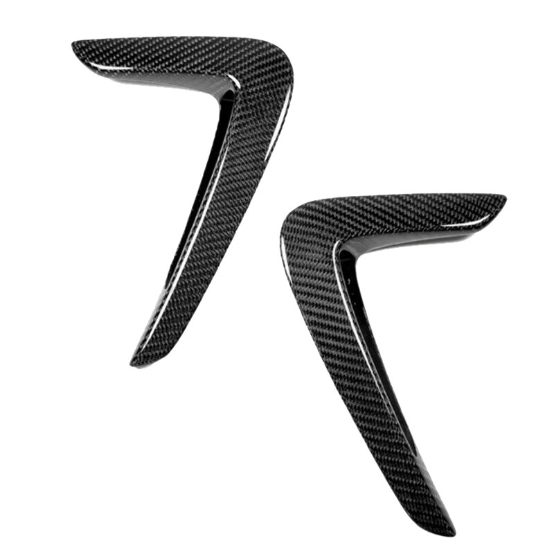 Real Carbon Fiber Fender Trim Side Body Intake Grille Fender Air Vent Cover For-BMW F32 / F33 / F36 4-Series