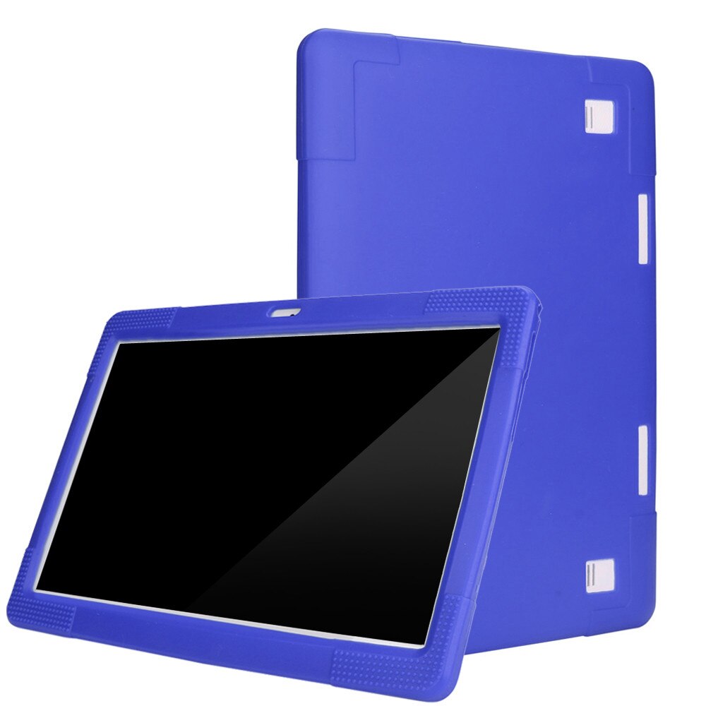 Protection Universal Silicone Cover Case For 10 10.1 Inch Android Tablet PC Waterproof Tablet Cases Covers: Blue