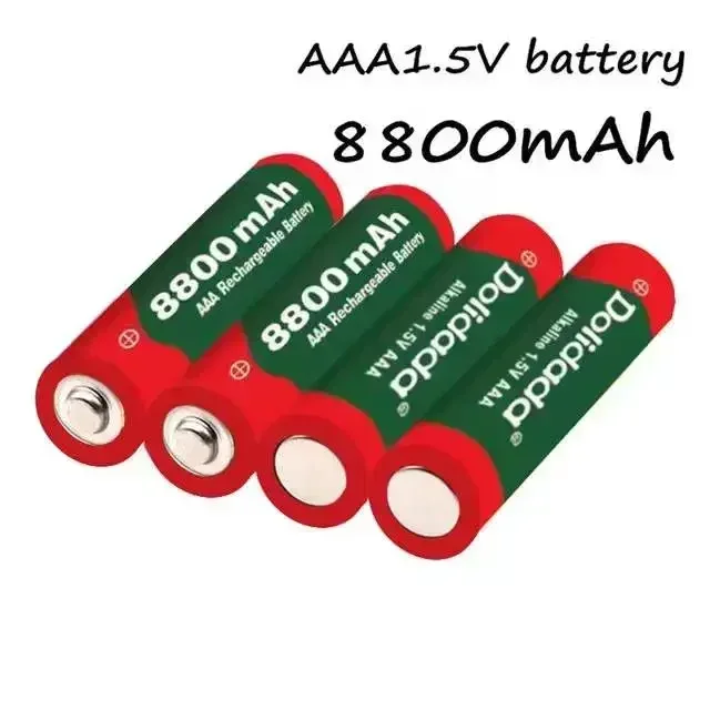 20PCS AAA 8800 mah rechargeable battery AAA 1.5 V 8800 mah Rechargeable Alcalinas drummey +1pcs 4-cell battery charger