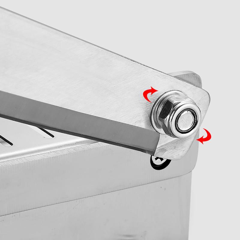 Stainless Steel Meat Slicer Frozen Meat Cutting Machine Minced Lamb Bone Beef Meat Cutter Chicken Duck Fish Ribs Cutting Tool