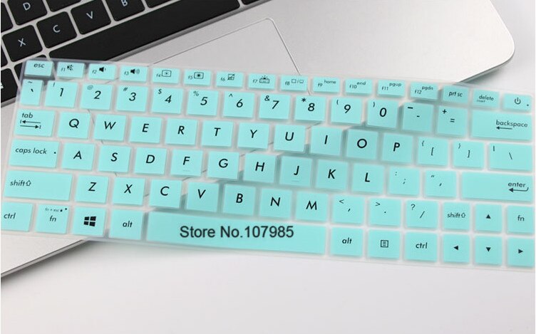 Laptop Notebook Keyboard Protector Cover Skin Guard for ASUS VivoBook flip S14 TP412UA TP412 S430UA S430FN S430FA: Skyblue