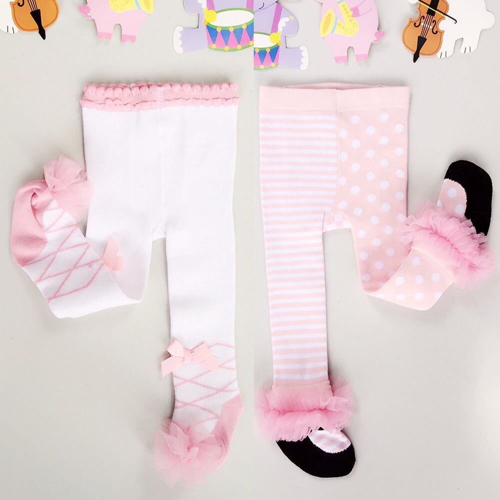 Baby Tights Pantyhose For Girls Warm Tights For Newborn Baby Stockings Lace Bow Stocking