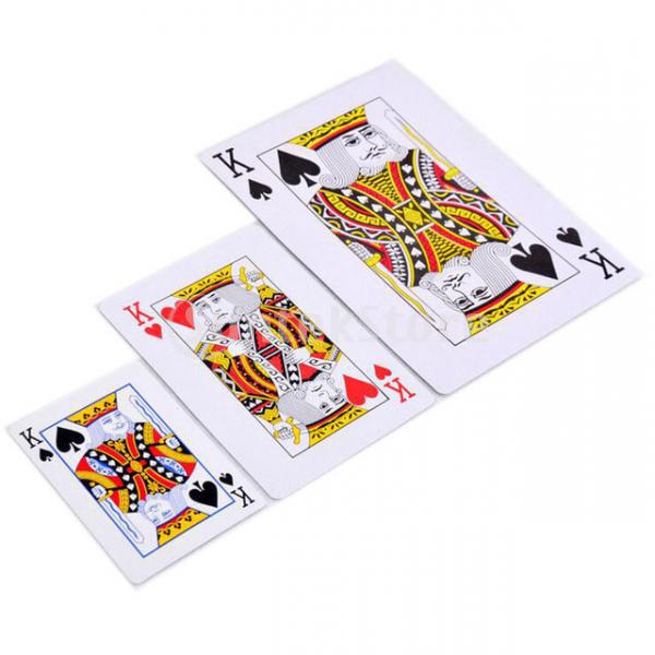 Giant Playing Cards Outdoor Game Family Party School Full Deck 52 6.7 X 4.7"