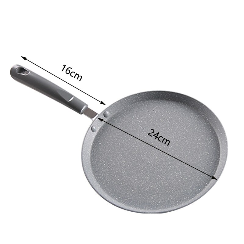10Inch Maifan Stone Non-stick Koekenpan Koekenpan Met Lange Handvat Keuken Kookgerei