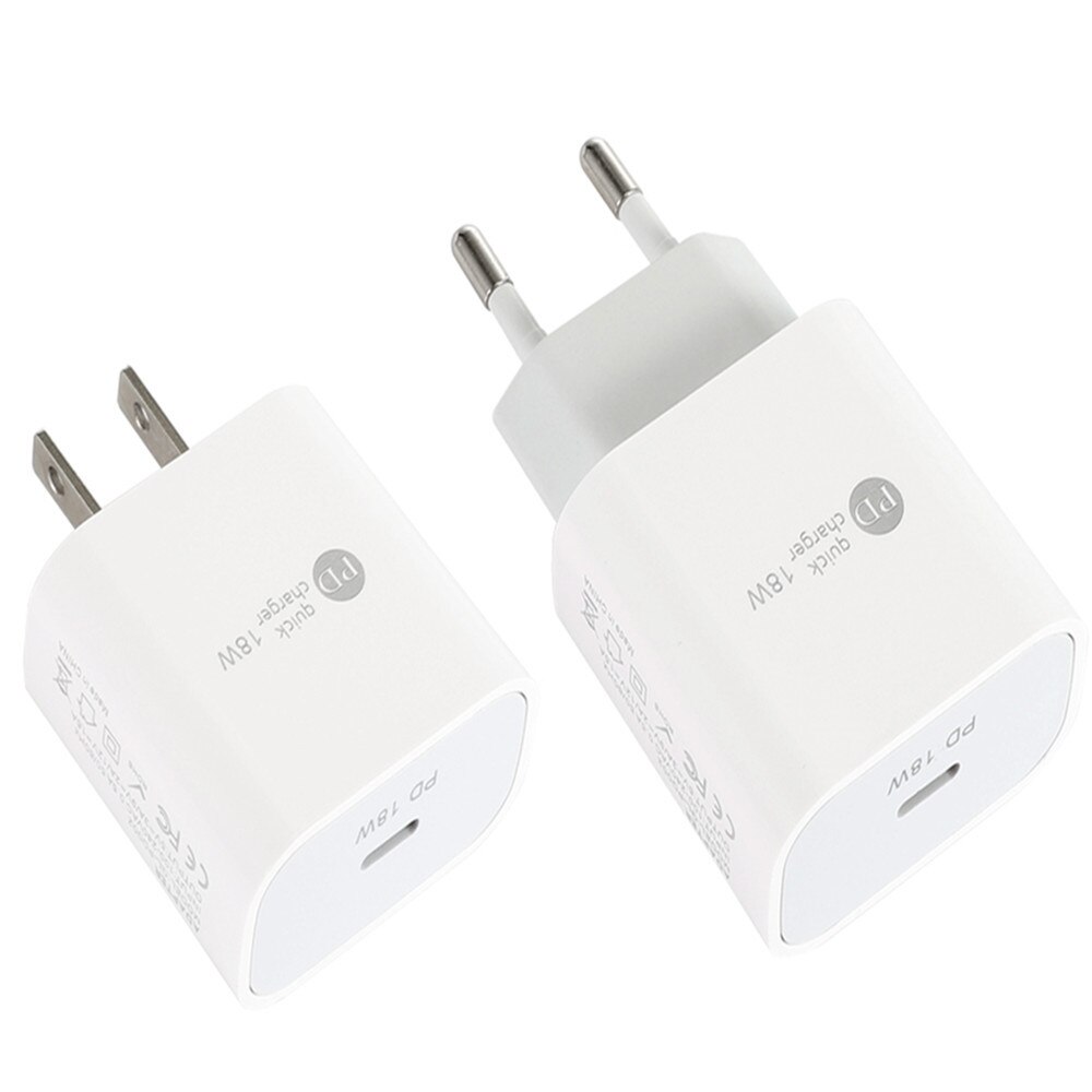 PD18W cargador de teléfono móvil 9V12V interfaz del tipo-c 18W de carga rápida de la cabeza de carga viajar rápido cargador para Apple IPhone12 ZT