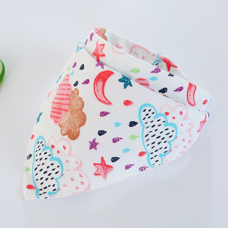 6 stuks baby bandana kwijl slabbetjes zachte en absorberende