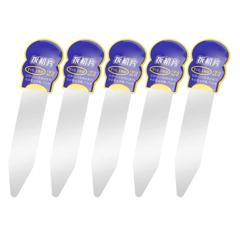 X8 hochfeste, gebogene display-demontageplatten, 0.1mm dicke handy-reparaturwerkzeuge