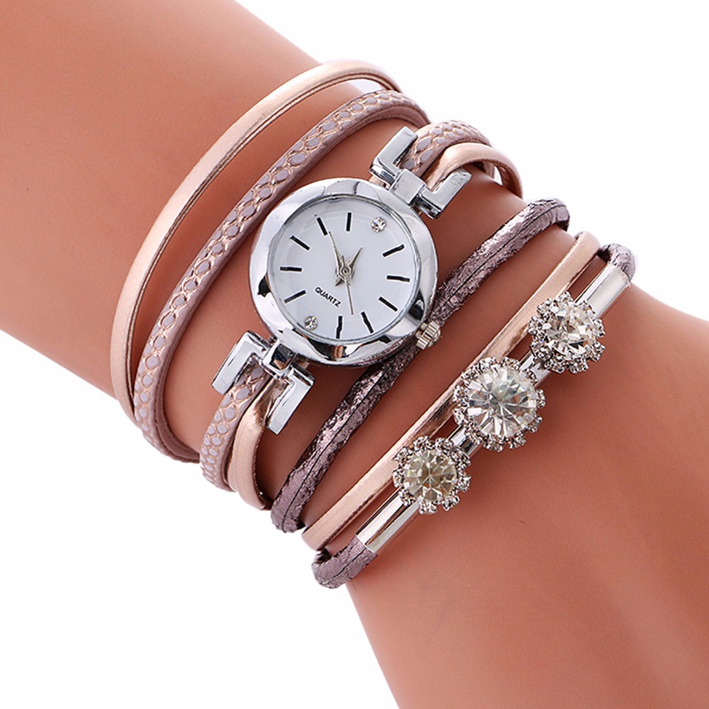 Dames dames armband horloges dames armband diamanten cirkel horloge student tafel часы женские zegarek damski: En