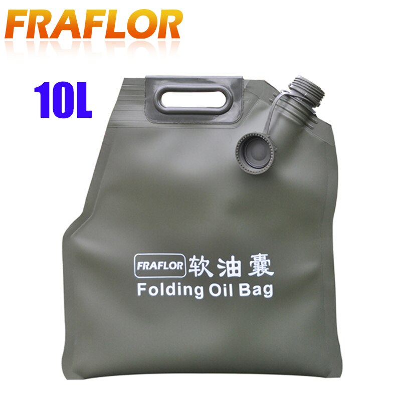 Bidons d&#39;essence portables de 10 litres, sac de stockage d&#39;huile de rechange, poche de réservoir de carburant, seau d&#39;essence, Jerrycan pour tout-terrain