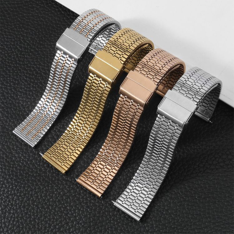 Correa de malla de 22mm para Huami Amazfit GTR 47mm Pace Stratos Bip 5 correa de reloj de acero inoxidable para Amazfit GTR 4 3 Pro 2 2e