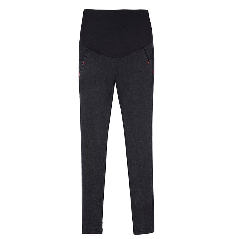 Cotton maternity pants Thicken Velvet Maternity jeans Warm Winter Trousers For Pregnant Women Big Size M-2XL