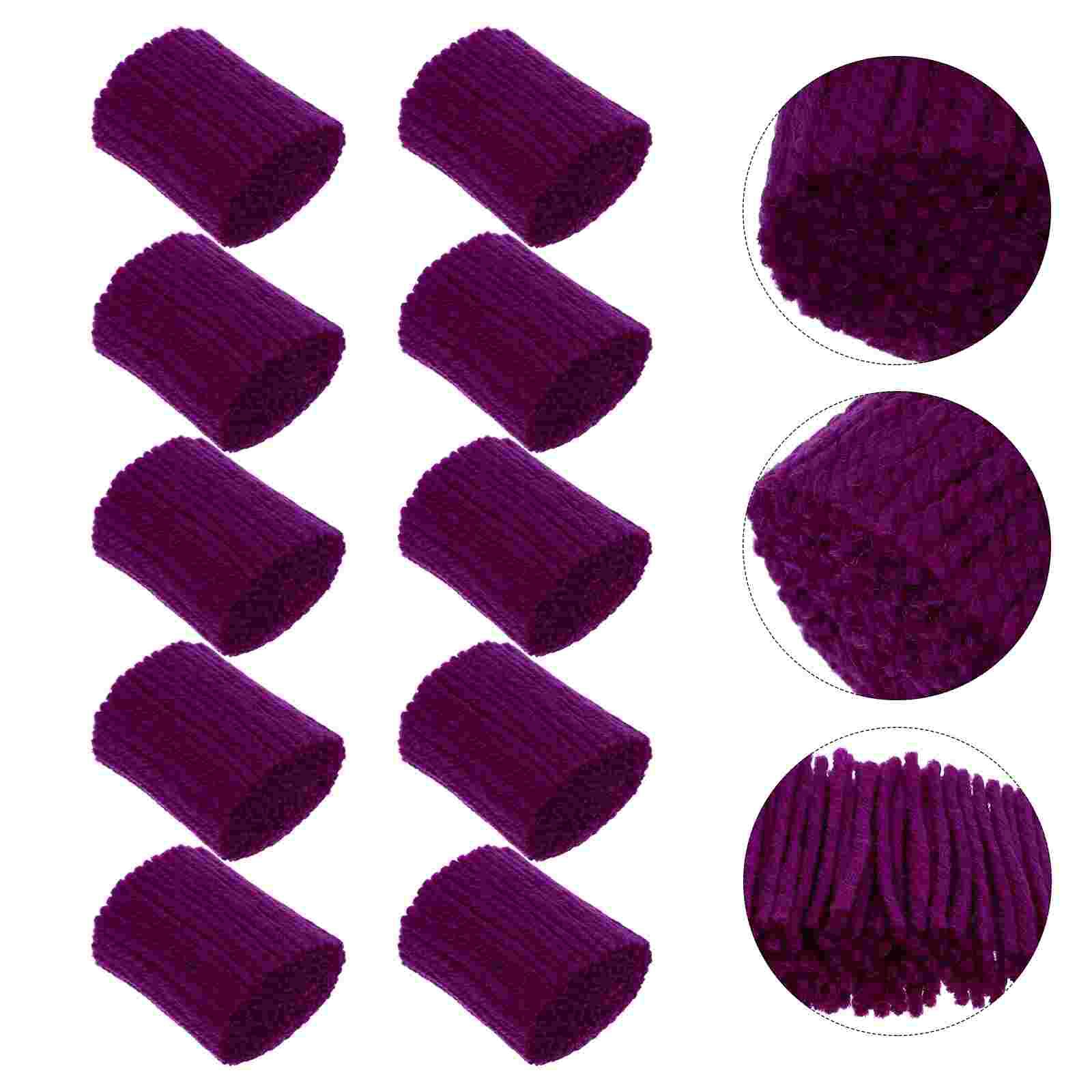 10 Rolls Yarns Knotted Rug Yarn Hook Rug Yarn Yarn Sewing Knitting Tools for Men Crafters: Purple