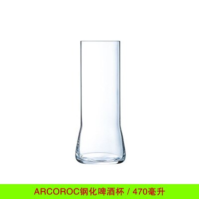 Frankrijk Arcoroc Gehard Glas Bierpullen Onbreekbaar Grote Capaciteit Tarwe Bier Tumbler Pilsner Gehard Glas Spoeling Bier Mok: Style C 470ml
